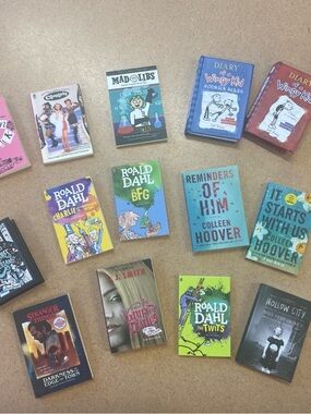 Assorted Miniature Book Set - Multicolor Novel Collection